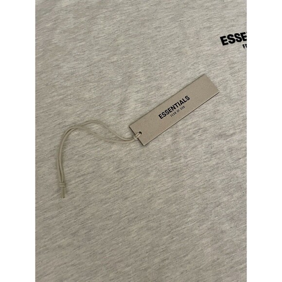 Fear of God Essentials Light Oatmeal Short Sleeve T-Shirt Size Large (SS22) XL - Picture 5 of 11